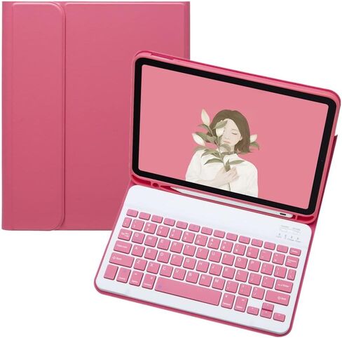 Keyboard Case for iPad Air 13 inch (M4 2026 /M3 2025 / M2 2024), iPad Pro 12.9 inch (6th/5th/4th/3rd Gen) 2022/2021/2020/2018 Case with Cute Detachable Bluetooth Color Keyboard,Yellow in Kuwait