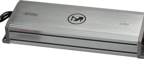 Magnadyne AquaVibe Pro AVP1200.5 5-Channel Class D Marine Amplifier, IP67 Wet-Rated, 1200W RMS, Boat, Motorcycle, RV, Off-Road Audio with Remote Bass Control in Kuwait