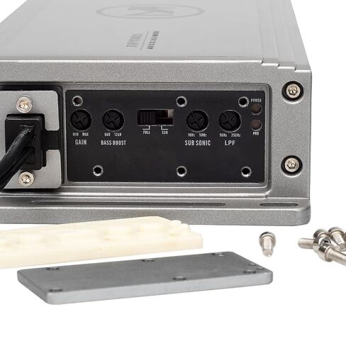 Magnadyne Aquavibe Pro AVP1000.1 Mono-Channel Marine Amplifier, 1000W RMS Class-D, IP67 Waterproof, Compact High-Performance Subwoofer Amp for Boat, Side-by-Side, ATV, RV & Motorcycles in Kuwait
