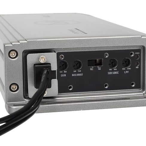 Magnadyne Aquavibe Pro AVP1000.1 Mono-Channel Marine Amplifier, 1000W RMS Class-D, IP67 Waterproof, Compact High-Performance Subwoofer Amp for Boat, Side-by-Side, ATV, RV & Motorcycles in Kuwait