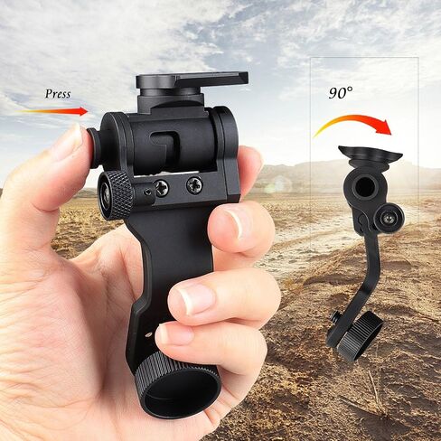New Aluminum L4 G24 Mount and NVG J-ARM Adapter Fit for Helmet Adapter for Night Vision PVS-14 for Hunting (UK Standard Screw) in Kuwait