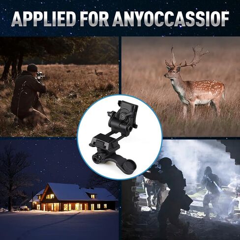 New Aluminum L4 G24 Mount and NVG J-ARM Adapter Fit for Helmet Adapter for Night Vision PVS-14 for Hunting (UK Standard Screw) in Kuwait