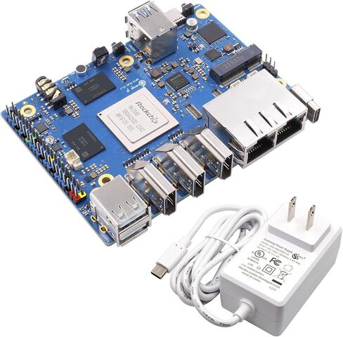 كمبيوتر Orange Pi 5 Plus 8GB RK3588 8 Core 64 بت لوحة واحدة، تردد 2.4 جيجا هرتز، لوحة تطوير مفتوحة المصدر لفك تشفير الفيديو 8K، تشغيل Orange Pi OS، Android، Debian، Ubuntu in Kuwait