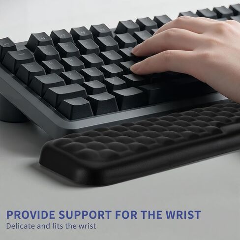 MMK Wrist Rest for Keyboard and Mouse, Black in Kuwait
