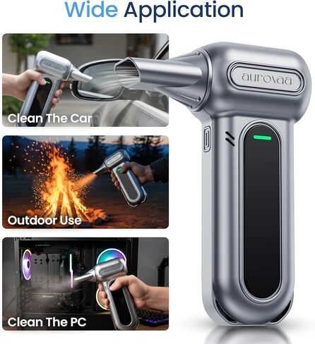 Compressed Air Duster 150000RPM, Brushless Motor, Rechargeable Air Blower in Saudi Arabia