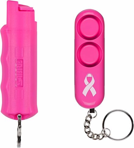 SABRE Personal Safety Kit With Pepper Spray and Personal Alarm, 3X longer spray time, Intuitive Finger Grip, 120dB Alarm, Audible Up To 1,280-Feet (390-Meters) in Saudi Arabia
