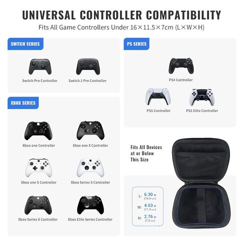 JDDWIN Universal Controller Case for Steam Controller 2026/PS5/Xbox/Switch in Saudi Arabia