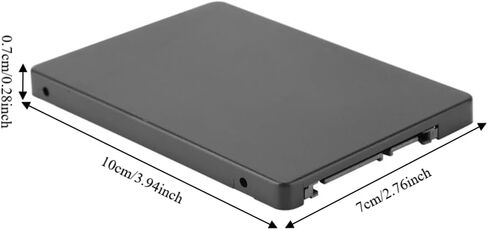 NGFF to SATAs 3 Adapter Card – 22x30/42/60/80mm M.2 SSD Converter for 2.5 Inch Hard Drive Enclosure, Easy Installation(Black) in Saudi Arabia