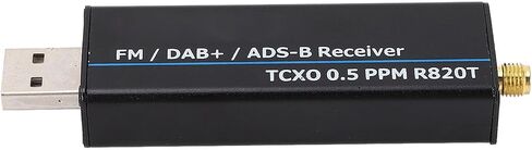 RTL SDR, RTL2832U R820T2 Chipset 0.5 PPM TCXO USB Software Defined Radio with CTCSS DCS Frequency Scanner, for 100KHz to 1766MHz Operating Frequency in Saudi Arabia