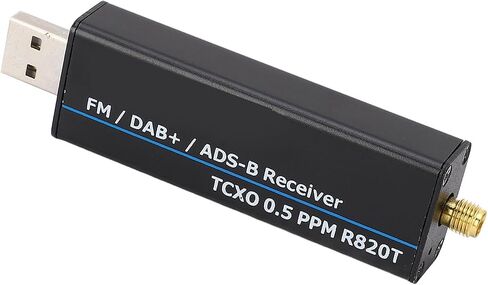 RTL SDR, RTL2832U R820T2 Chipset 0.5 PPM TCXO USB Software Defined Radio with CTCSS DCS Frequency Scanner, for 100KHz to 1766MHz Operating Frequency in Saudi Arabia