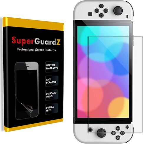 S.G [3-Pack] for Nintendo Switch OLED (2021) Screen Protector - SuperGuardZ, Ultra Clear, Anti-Scratch, Anti-Bubble in Kuwait
