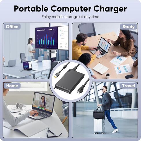 170W Laptop Charger for Lenovo Legion Slim 5 5i ThinkPad P1 P16 P70 P71 P72 P73 P51 P52 IdeaPad Pro 5 5i Yoga Pro 9i Lenovo LOQ ADL170SCC3A 4X20S56697 ADL170SDC3A ADL170SLC3A 20V 8.5A AC Adapter Cord in Saudi Arabia