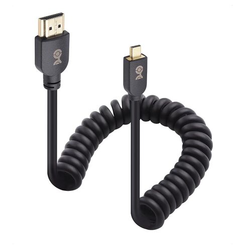 Cable Matters 48Gbps 8K Micro HDMI Coiled Cable, 1-3ft in Saudi Arabia