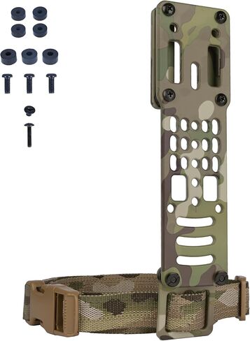 Drop Leg Holster Adapter Mount for QLS Kit, Modular Holster Adapter with Adjustable Leg Strap for Police and Airsoft Gear in Saudi Arabia