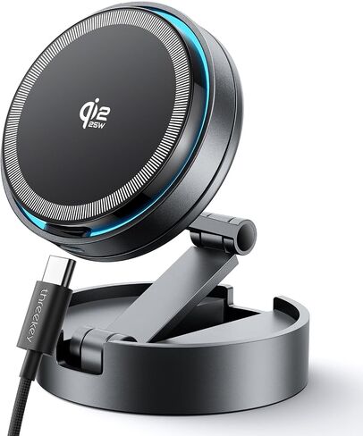 THREEKEY Magnetic Car Mount Charger Lite Qi2 25W Charging with Cooling Fan in Saudi Arabia