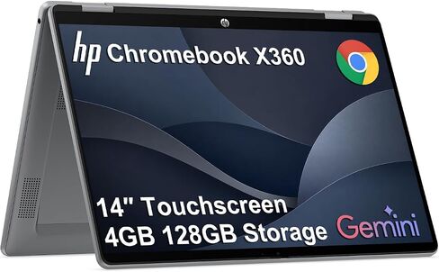 HP Chromebook 14 x360 Plus, 14" 2-in-1 Laptop, Intel N150, 4GB, 128GB UFS in Saudi Arabia