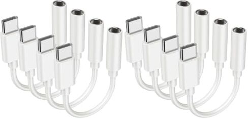 4PCS Type USB C to 3.5mm Female Headphone Jack Adapter in Saudi Arabia