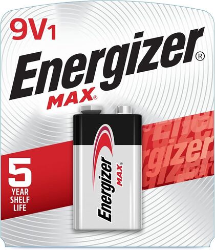 Energizer MAX 9V Battery (1 Pack), 9 Volt Alkaline Batteries in Saudi Arabia