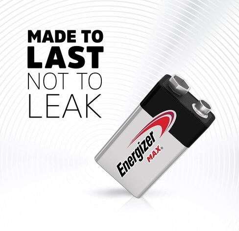 Energizer MAX 9V Battery (1 Pack), 9 Volt Alkaline Batteries in Saudi Arabia