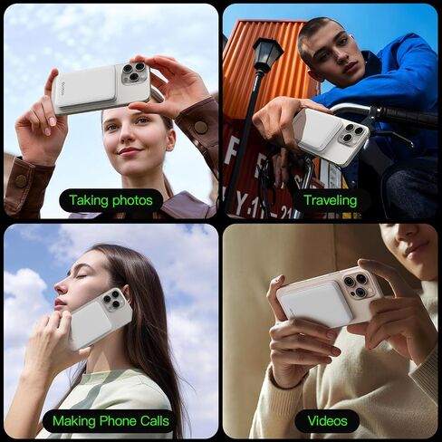 for Magsafe Portable Charger, 5000mAh Slim Wireless Magnetic Power Bank in Kuwait