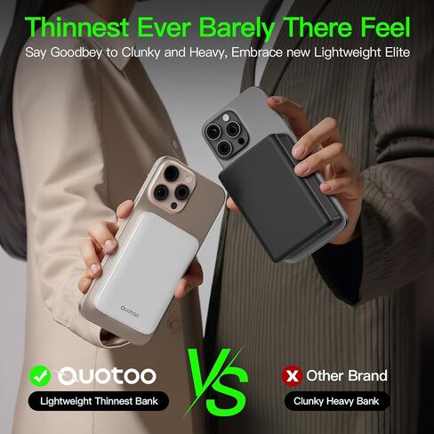 for Magsafe Portable Charger, 5000mAh Slim Wireless Magnetic Power Bank in Kuwait