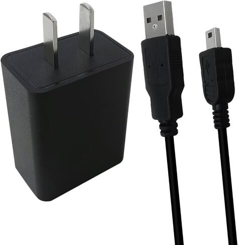 شاحن طاقة تيار متردد على الحائط باللون الأسود مع سلك شحن USB مناسب لوحدة تحكم PS3، وAstro A40/50، ومشغلات MP3، وHTC، والكاميرات الرقمية in Kuwait