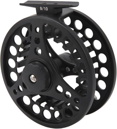 Metal Large Arbor Fly Fishing Reel with 3 Bearings & Convertible Retrieve, Smooth Casting Lightweight Reel for Freshwater Fly Fishing in Saudi Arabia