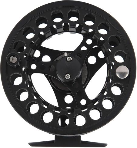 Metal Large Arbor Fly Fishing Reel with 3 Bearings & Convertible Retrieve, Smooth Casting Lightweight Reel for Freshwater Fly Fishing in Saudi Arabia