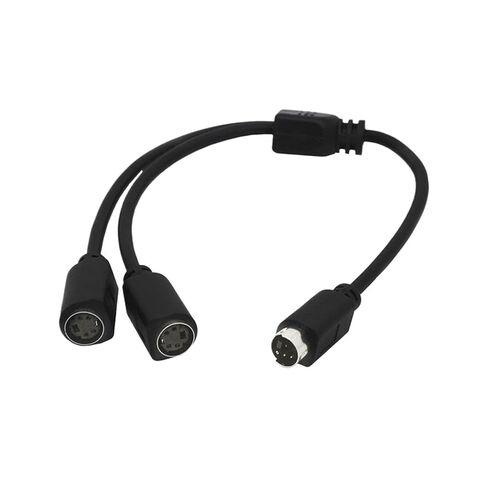 S-Video 2 أنثى إلى ذكر 1/2 سلك طرفي S M1ni DIN 4pin اتصال فيديو TV AV in Kuwait