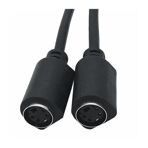 S-Video 2 أنثى إلى ذكر 1/2 سلك طرفي S M1ni DIN 4pin اتصال فيديو TV AV in Kuwait