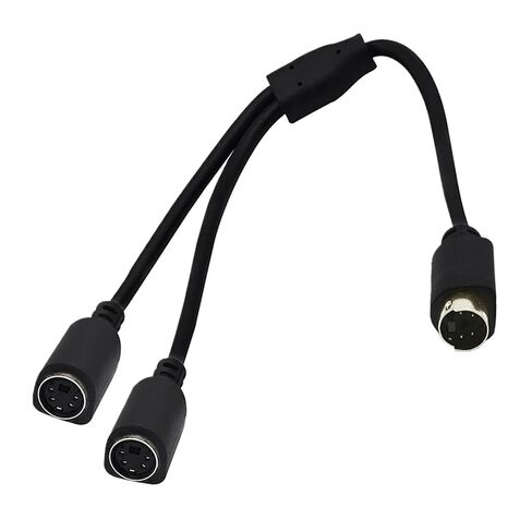 S-Video 2 أنثى إلى ذكر 1/2 سلك طرفي S M1ni DIN 4pin اتصال فيديو TV AV in Kuwait