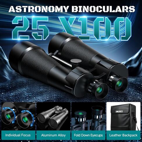 Sogries 25x100 Astronomy Binoculars for Stargazing High Powered Long Range in Kuwait