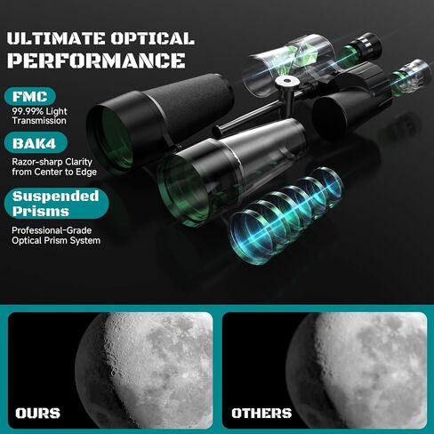 Sogries 25x100 Astronomy Binoculars for Stargazing High Powered Long Range in Kuwait