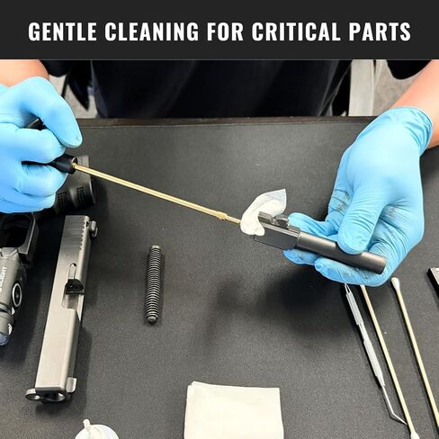 Universal Handgun Cleaning kit .22,.357,.38,9mm,.45 Caliber Pistol Cleaning Kit Bronze Brush and Brass Jag Adapter in Kuwait