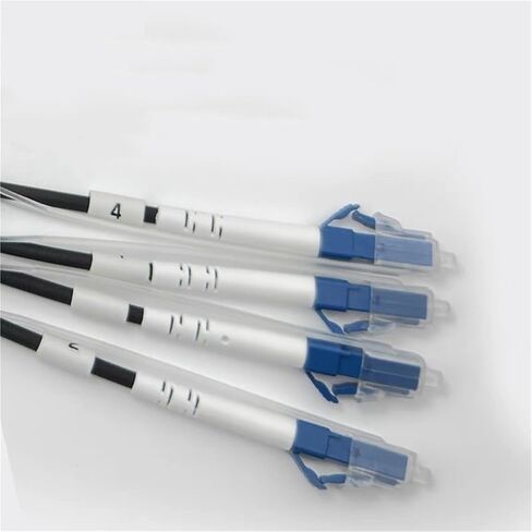 LC dust Cap Square Long Tail 100pcs for Fiber Optic Jumper Connector 1.25mm Handle Protective Cover Plug with Braid in Saudi Arabia