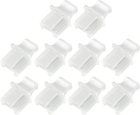 80 قطعة RJ45 غطاء مضاد للغبار غطاء حماية التوصيل سدادة سيليكون للكمبيوتر راوتر التبديل أنثى ميناء سدادات الغبار محور إيثرنت (شفاف) in Kuwait