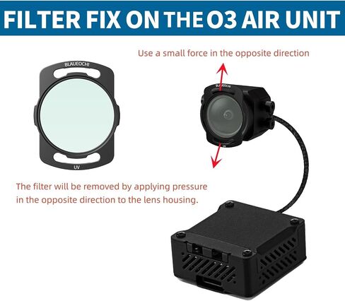ND Filters Set for DJI O3 Air Unit/AVATA Filter, 6-Pack UV/CPL/ND8/ND16/ND32/ND64 Perfect Filters Kit for DIY FPV Drones with DJI O3 Lens- Snap-in Design for Secure Use-Not Come Off Easily in Kuwait