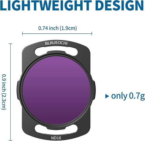 ND Filters Set for DJI O3 Air Unit/AVATA Filter, 6-Pack UV/CPL/ND8/ND16/ND32/ND64 Perfect Filters Kit for DIY FPV Drones with DJI O3 Lens- Snap-in Design for Secure Use-Not Come Off Easily in Kuwait