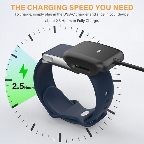 Charger Compatible with Whoop 5.0/MG, 3.3Ft USB Portable Magnetic Charging Cable Cord Accessories for Whoop 5.0/MG Smartwatch, Not Compatible with WHOOP4.0 (NEW) in Kuwait