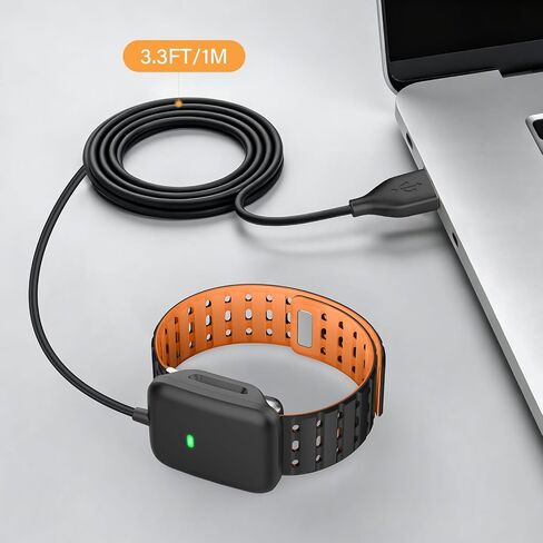 Charger Compatible with Whoop 5.0/MG, 3.3Ft USB Portable Magnetic Charging Cable Cord Accessories for Whoop 5.0/MG Smartwatch, Not Compatible with WHOOP4.0 (NEW) in Kuwait