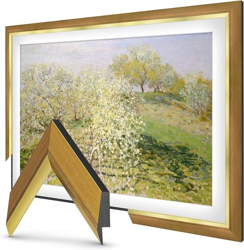 إطار تلفزيون ديكو حديث مقاس 65 بوصة من Gold Leaf لأجهزة تلفزيون Samsung The Frame/Pro in Kuwait