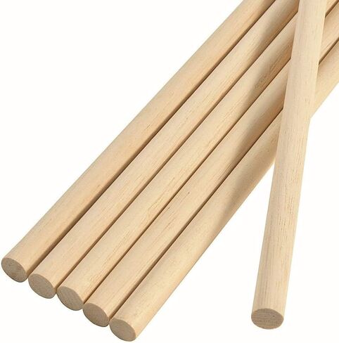 SHARROW Wooden Arrow Shafts 31 Inch 8mm, Straight Wooden Shafts for Archery, 12/24 Pack DIY Arrow Making Shafts Compatible with Recurve Bow, Longbow & Target Arrow Use in Kuwait