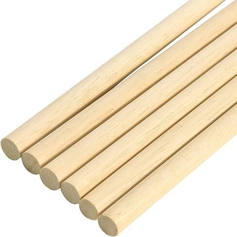 SHARROW Wooden Arrow Shafts 31 Inch 8mm, Straight Wooden Shafts for Archery, 12/24 Pack DIY Arrow Making Shafts Compatible with Recurve Bow, Longbow & Target Arrow Use in Kuwait