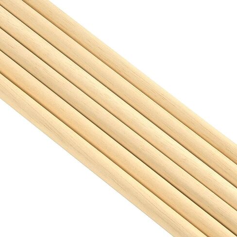 SHARROW Wooden Arrow Shafts 31 Inch 8mm, Straight Wooden Shafts for Archery, 12/24 Pack DIY Arrow Making Shafts Compatible with Recurve Bow, Longbow & Target Arrow Use in Kuwait