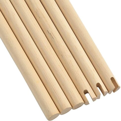 SHARROW Wooden Arrow Shafts 31 Inch 8mm, Straight Wooden Shafts for Archery, 12/24 Pack DIY Arrow Making Shafts Compatible with Recurve Bow, Longbow & Target Arrow Use in Kuwait