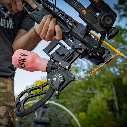 مجموعة AMS BOWFISHING Crossbow Carp Kit: Retriever Pro 610R-12، M109 Sleek X Mount، 3 مسامير الفوضى AX5803، اليد اليمنى (610-XKIT-RH) in Kuwait