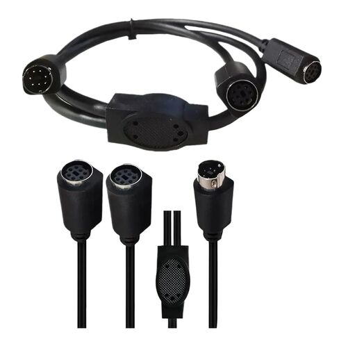 سلك محول M1ni DIN 7Pin Splitter Y، سلك M1ni Din7 Core/Video، جهاز فك التشفير S-Video in Kuwait