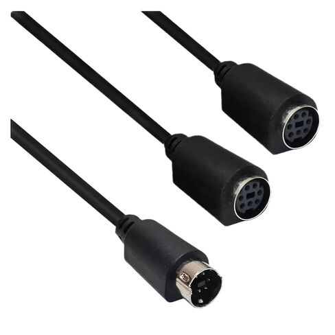 سلك محول M1ni DIN 7Pin Splitter Y، سلك M1ni Din7 Core/Video، جهاز فك التشفير S-Video in Kuwait