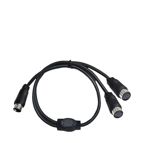 سلك محول M1ni DIN 9-Pin Splitter Y، سلك صوت/فيديو M1ni Din 9 Core، جهاز فك التشفير S-Video 0.5 متر in Kuwait