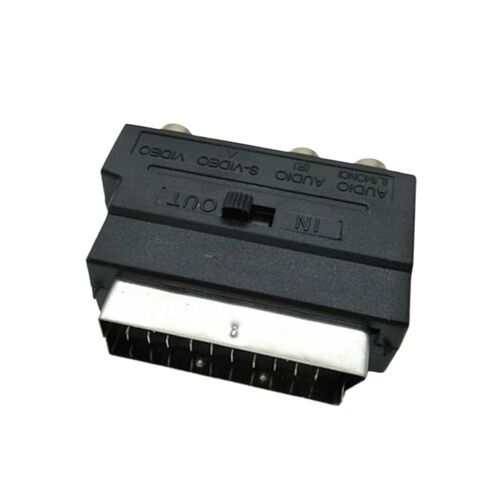 محول تلفزيون RGB Scart إلى 3RCA S-Video AV أو جهاز عرض تلفزيوني ومسجل DVD للفيديو in Kuwait